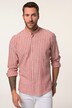 Chemise en lin mélangé JP 1880, manches longues et col Kent, coupe Modern Fit - jusqu'au 8 XL