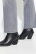 Jeans Mandy, weites, gerades Bein, Ziernaht