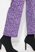 Pantalon Sienna à jambe droite, taille élastique et imprimé graphique