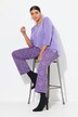 Pantalon Sienna à jambe droite, taille élastique et imprimé graphique