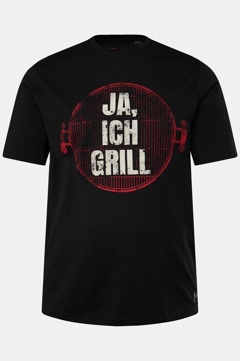 Men+ T-shirt, halve mouwen, grillen, tot 8XL