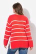 Ringel Strickpullover, Langarm, Rundhals