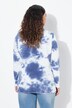 Sweatshirt, batikpatroon, zoomband, ronde hals, lange mouwen