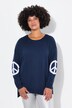 Genser, peace-tegn, langermet