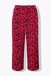 Pantalon large et droit avec taille élastique, imprimé animal