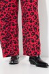 Pantalon large et droit avec taille élastique, imprimé animal