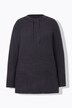 Pull col montant et cordon de serrage, poches et manches longues