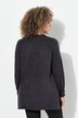 Pull col montant et cordon de serrage, poches et manches longues