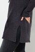 Pull col montant et cordon de serrage, poches et manches longues