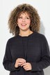 Pull col montant et cordon de serrage, poches et manches longues