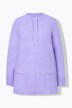 Pull col montant et cordon de serrage, poches et manches longues