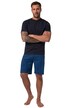 Pyžamo JP1880, kolekce domácí oblečení, dvojdílné, henley, šortky, do 8XL