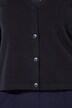 Cardigan en maille double-face. Encolure en V et manches longues