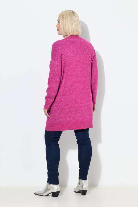 Strickjacke, Boxy Fit, V-Ausschnitt, Knopfleiste