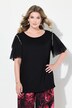 T-shirt dal taglio svasato con mezze maniche di mesh con volant