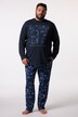 Pyžamo Men+, dvojdílné, tričko s dlouhými rukávy, maskáčové kalhoty, Modern střih, do 8XL
