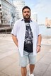 Men+ chaqueta de chándal con capucha, aplicación, hasta la 8 XL