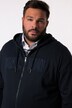 Men+ chaqueta de chándal con capucha, aplicación, hasta la 8 XL