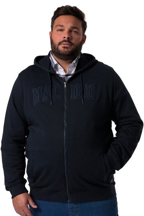 Mikina s kapucí Men+, aplikace, do 8XL