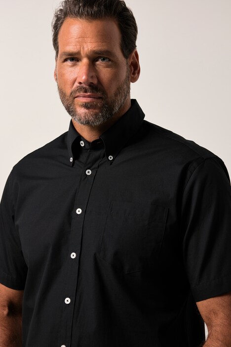 JP1880 overhemd, korte mouw, buttondown-kraag, modern fit, tot 8XL