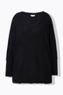 Neule, poncho-look, v-pääntie