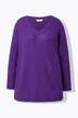 Neule, poncho-look, v-pääntie