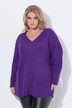 Neule, poncho-look, v-pääntie