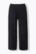 Pantalon en tulle doublé, jambe large et taille élastique