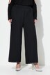 Pantalon en tulle doublé, jambe large et taille élastique