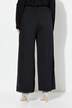 Pantalon en tulle doublé, jambe large et taille élastique