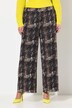 Broek, mesh, dubbelgelaagd, wijde pijpen, elastische tailleband