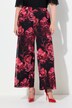 Pantalon en tulle doublé, jambe large et taille élastique