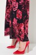Pantalon en tulle doublé, jambe large et taille élastique
