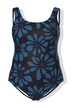 Flower Print One Piece Swimsuit