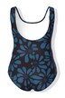 Flower Print One Piece Swimsuit