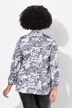 Blazer, camouflage, åben form, 3/4-lange ærmer