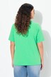 T-shirt col rond et manches courtes, bords francs