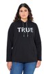 Mikina s kapucí, True, šňůrka, kapsy, dlouhé rukávy