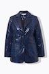 Blazer dal taglio aderente con effetto pitonato