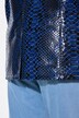 Blazer dal taglio aderente con effetto pitonato