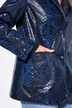Blazer dal taglio aderente con effetto pitonato