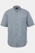 Chemise JP 1880 coupe Modern Fit, manches courtes et col montant, imprimé minimaliste - jusqu'au 8 XL