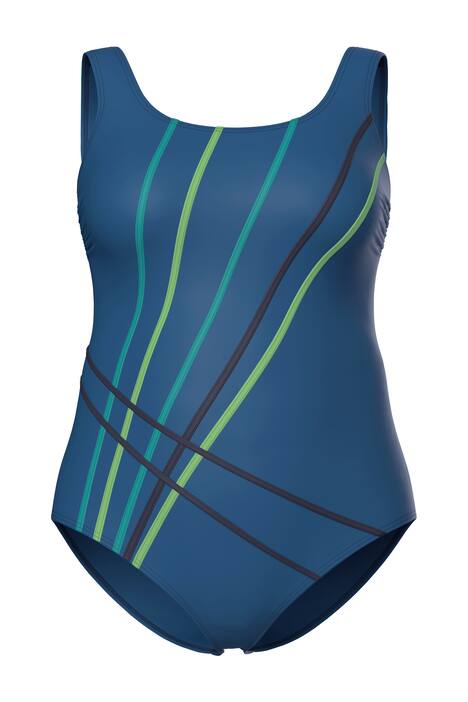 Plavky, barevná lemovka, bez měkkých košíčků