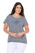 Tričko, pruhy, Classic, kulatý výstřih, krátké rukávy