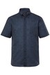 Košile JP1880, krátké rukávy, límeček s knoflíky, plošný potisk, Modern střih, do 8XL