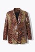 Blazer coupe Fitted Fit, manches longues et motif léopard