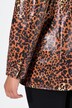 Blazer coupe Fitted Fit, manches longues et motif léopard