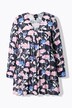 Blouse, all-over print, A-lijn, carréhals, lange mouwen