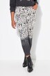 Pantaloni dal taglio aderente con fantasia leopardata a effetto gradiente e quattro tasche