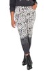 Kalhoty, Slim střih, leopardí vzor, 4 kapsy